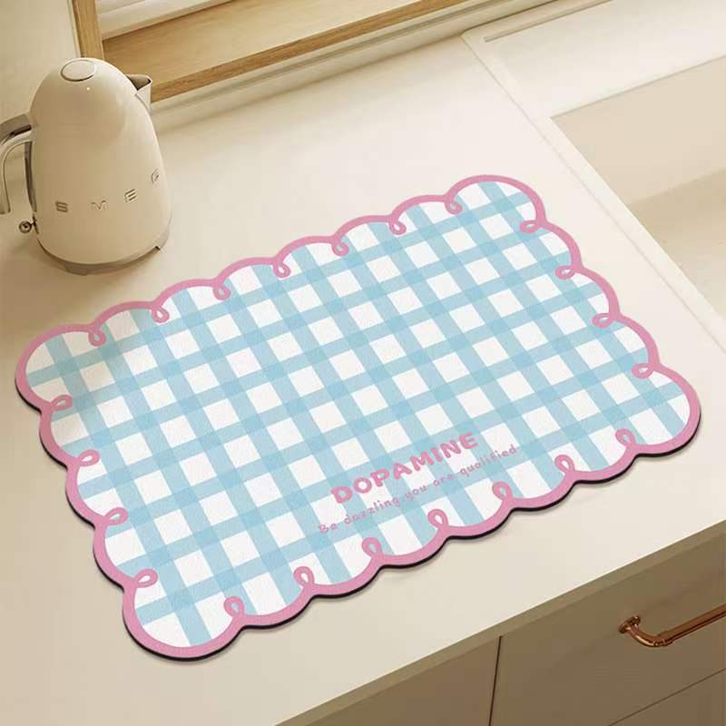 Cute Bear-Themed Absorbent Kitchen Mat | Kelmera