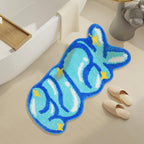 Cute Bunny-Shaped Bath Mat | Kelmera