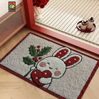 Cute Bunny Shaped Decorative Area Rug | Kelmera