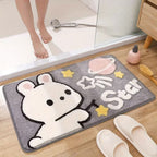 Cute Bunny Shaped Decorative Area Rug | Kelmera