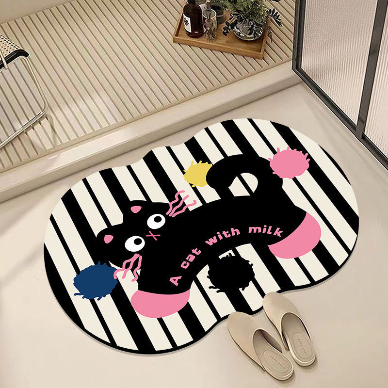 Cute Cartoon Animal Bath Mat | Kelmera