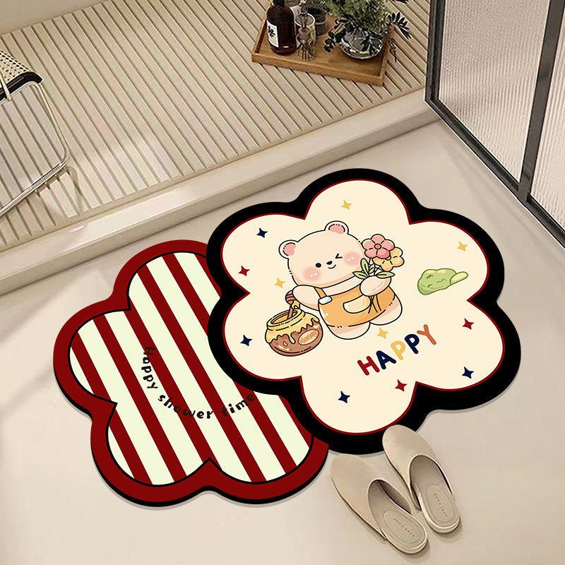 Cute Cartoon Animal Bath Mat | Kelmera