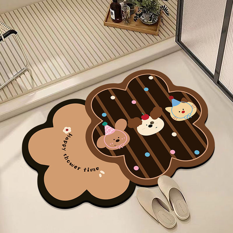 Cute Cartoon Animal Bath Mat | Kelmera