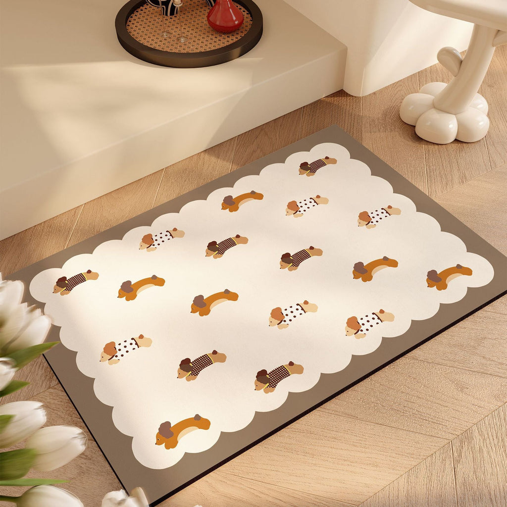 Cute Cartoon Animal Bath Mat | Kelmera