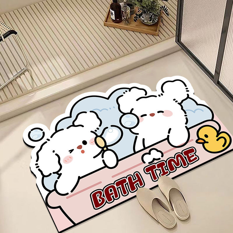 Cute Cartoon Animal Bath Mat | Kelmera