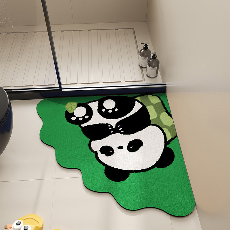 Cute Cartoon Animal-Themed Bath Mat | Kelmera