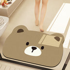 Cute Cartoon Bear Bath Mat | Kelmera