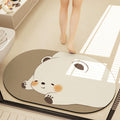 Cute Cartoon Bear Bath Mat | Kelmera