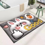 Cute Cartoon Cat Shape Bath Mat | Kelmera