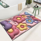 Cute Cartoon Cat Shape Bath Mat | Kelmera