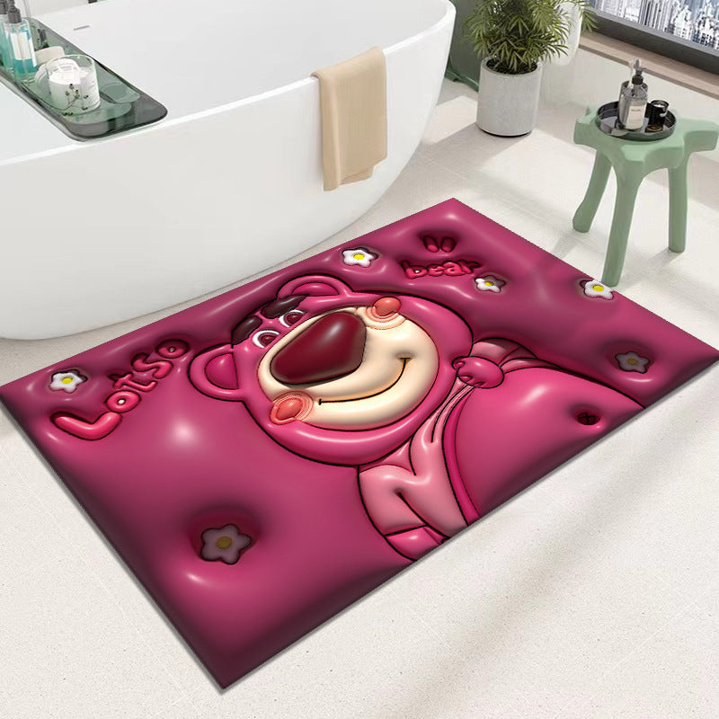 Cute Cartoon Cat Shape Bath Mat | Kelmera