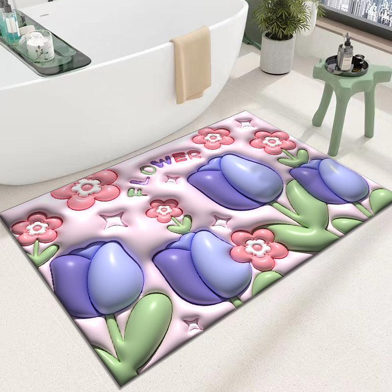 Cute Cartoon Cat Shape Bath Mat | Kelmera