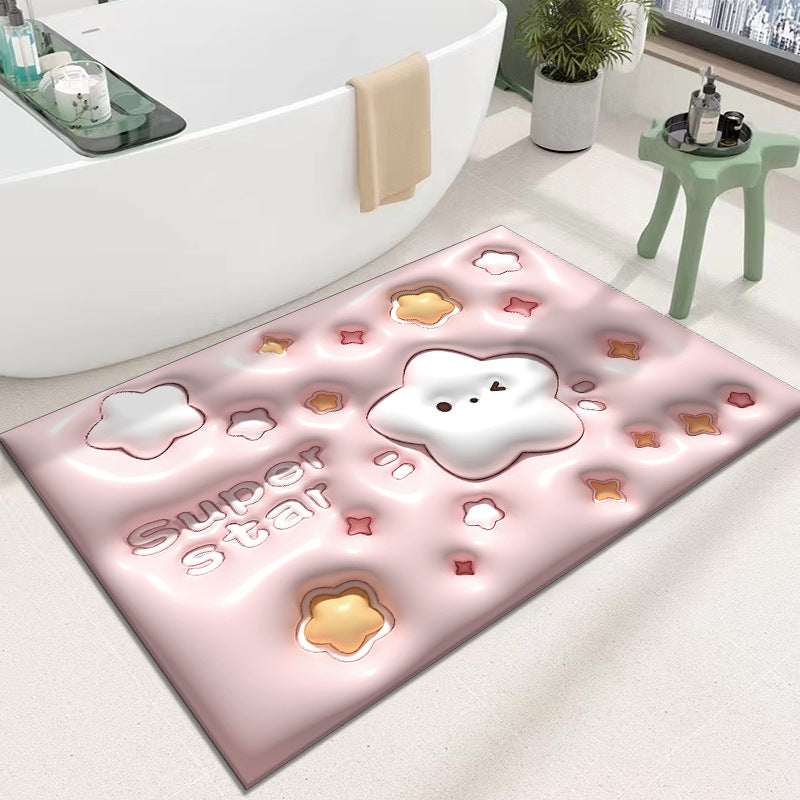 Cute Cartoon Cat Shape Bath Mat | Kelmera