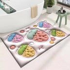 Cute Cartoon Cat Shape Bath Mat | Kelmera