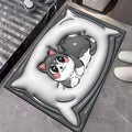 Cute Cartoon Cat Shape Bath Mat | Kelmera