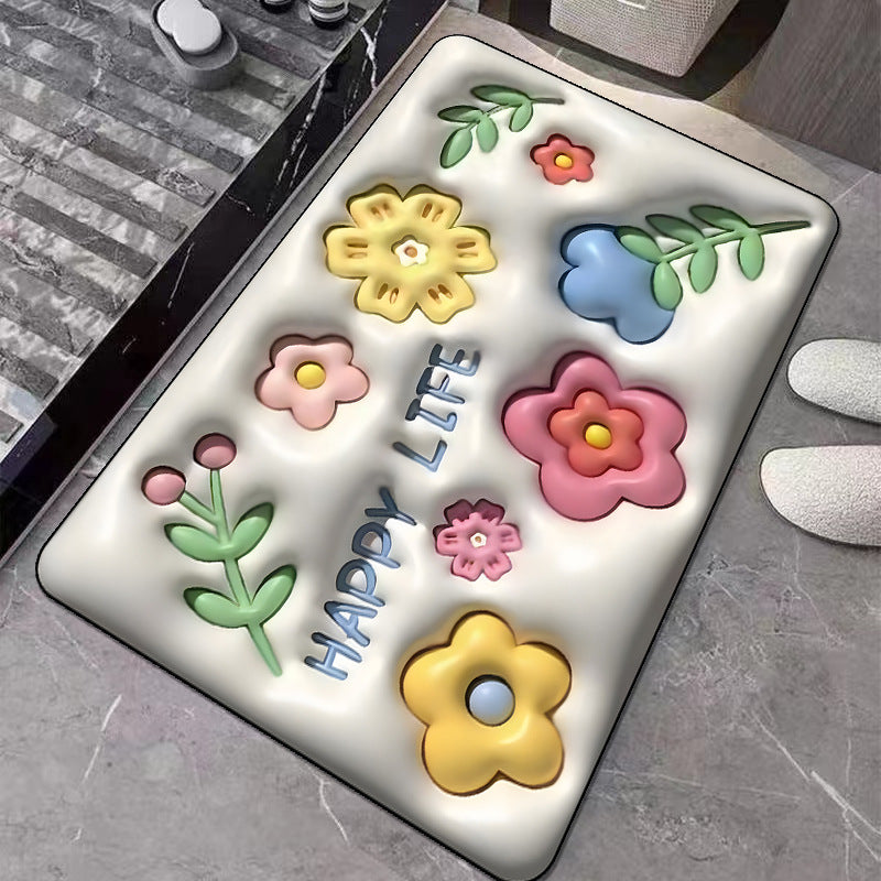 Cute Cartoon Cat Shape Bath Mat | Kelmera