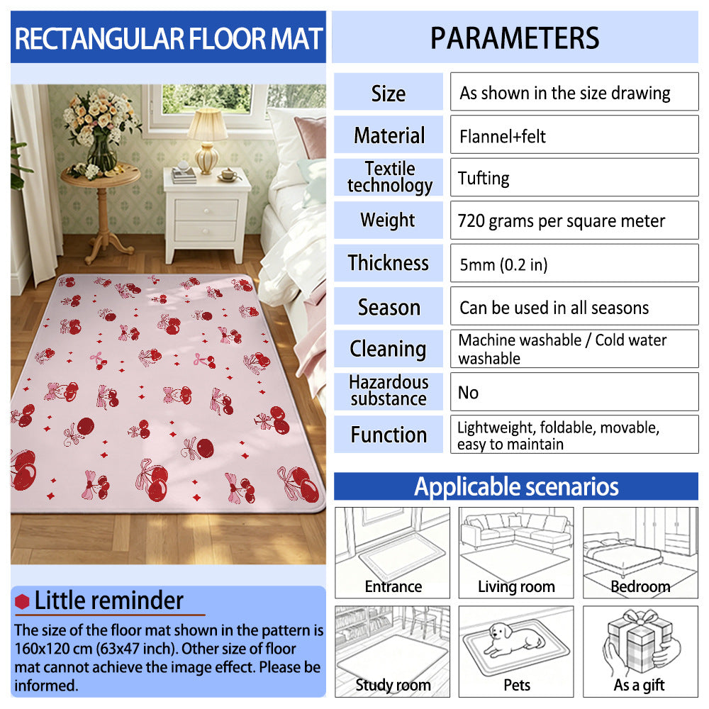 Cute Cartoon Character Area Rug | Kelmera