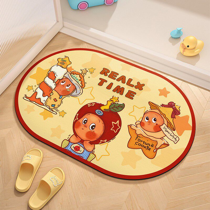 Cute Cartoon Character Welcome Mat | Kelmera