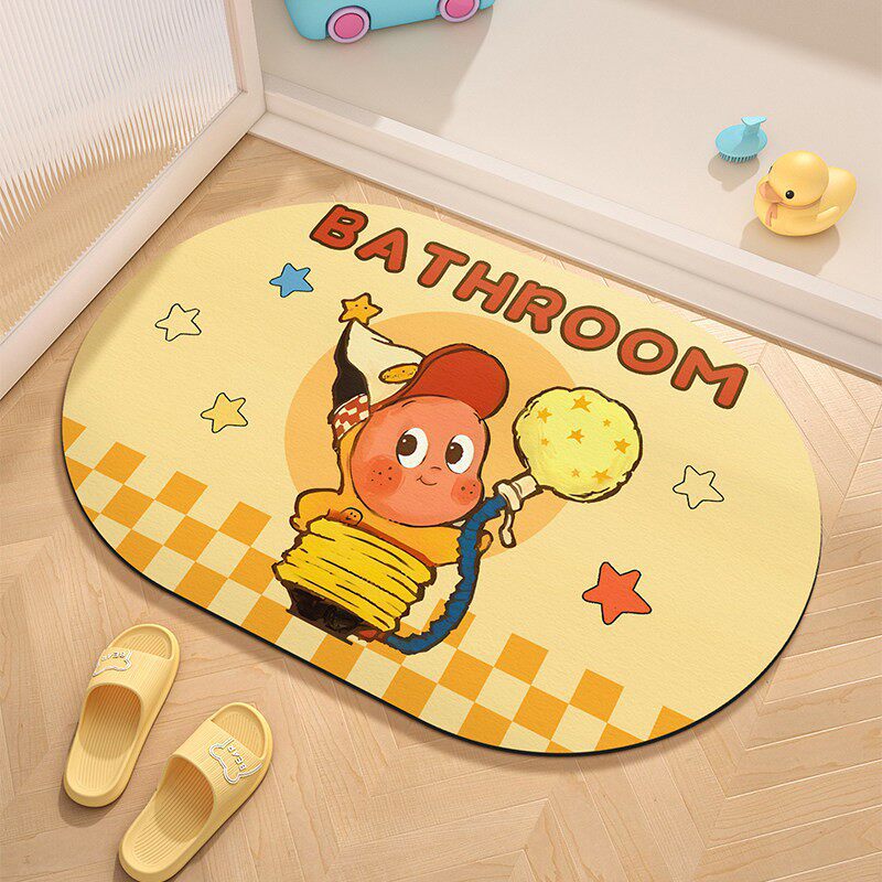 Cute Cartoon Character Welcome Mat | Kelmera