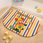 Cute Cartoon Character Welcome Mat | Kelmera