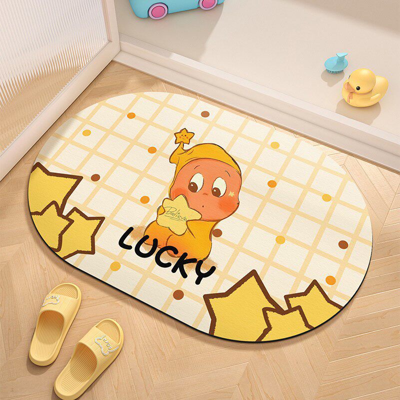 Cute Cartoon Character Welcome Mat | Kelmera