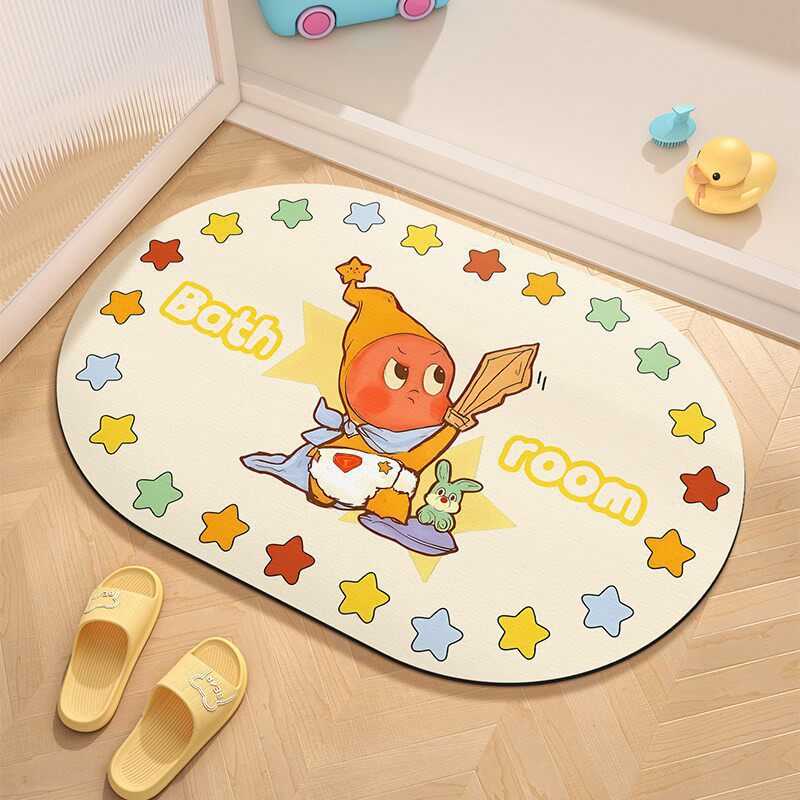 Cute Cartoon Character Welcome Mat | Kelmera