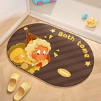 Cute Cartoon Character Welcome Mat | Kelmera