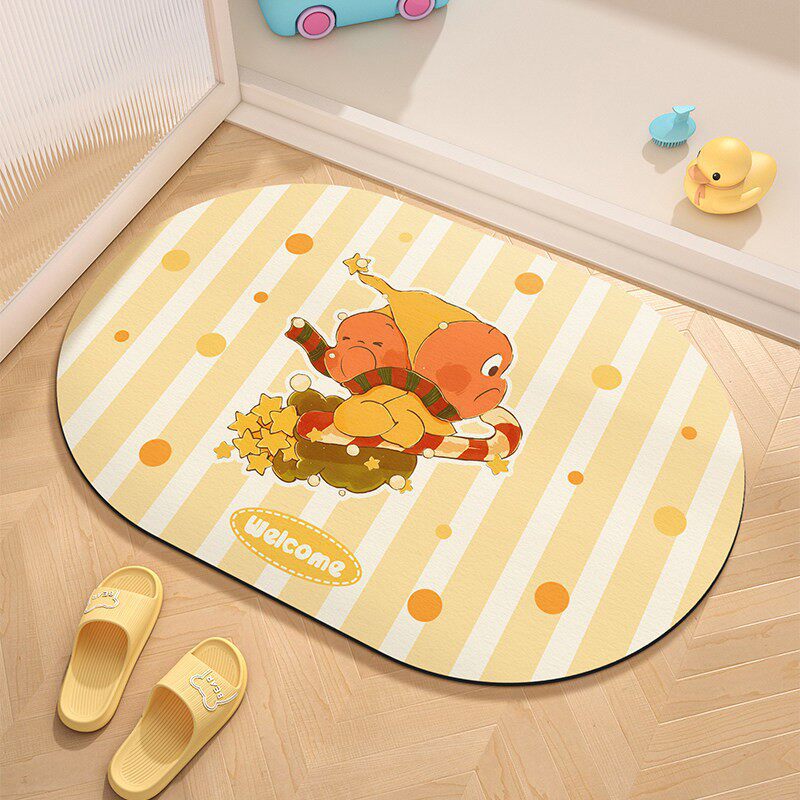 Cute Cartoon Character Welcome Mat | Kelmera