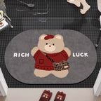 Cute Cartoon Dog-Themed Bath Mat | Kelmera