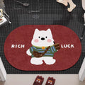 Cute Cartoon Dog-Themed Bath Mat | Kelmera