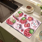 Cute Cartoon Dog-Themed Kitchen Mat | Kelmera