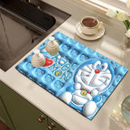 Cute Cartoon Dog-Themed Kitchen Mat | Kelmera