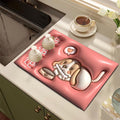 Cute Cartoon Dog-Themed Kitchen Mat | Kelmera