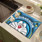 Cute Cartoon Dog-Themed Kitchen Mat | Kelmera