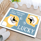 Cute Cartoon Dog Welcome Mat | Kelmera