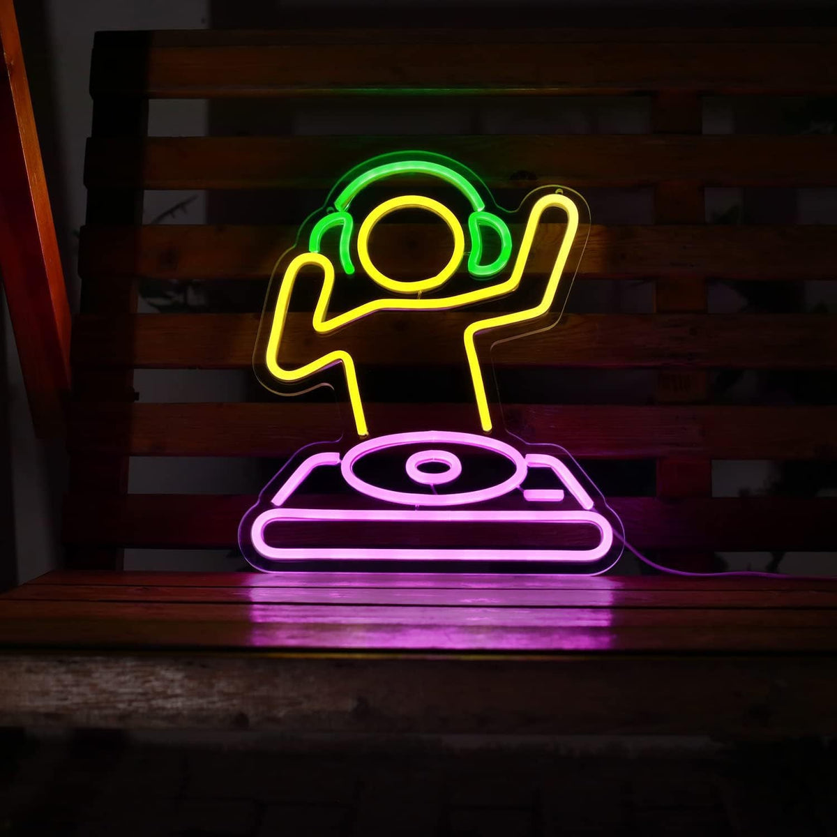 Cute Cartoon Mushroom Neon LED Wall Light with Acrylic Back | Kelmera