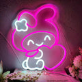 Cute Cartoon Mushroom Neon LED Wall Light with Acrylic Back | Kelmera