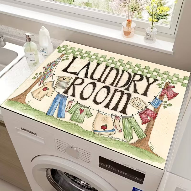 Cute Cartoon Sheep-Patterned Kitchen Mat | Kelmera