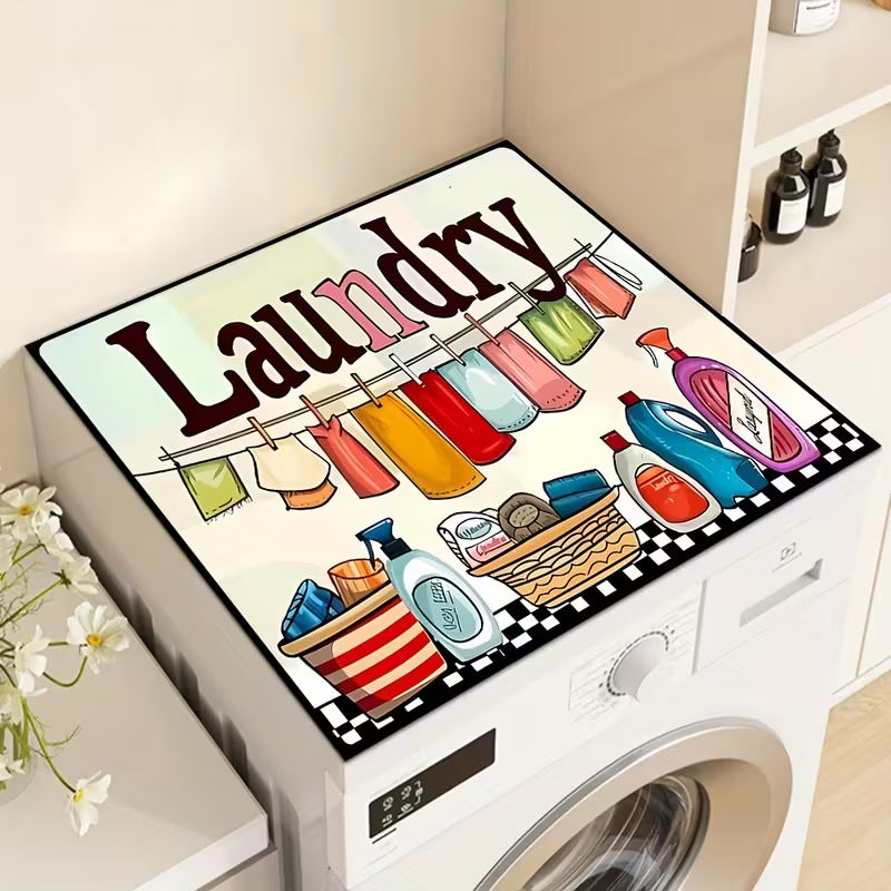 Cute Cartoon Sheep-Patterned Kitchen Mat | Kelmera