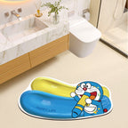 Cute Cartoon-Themed Bathroom Bath Mat | Kelmera