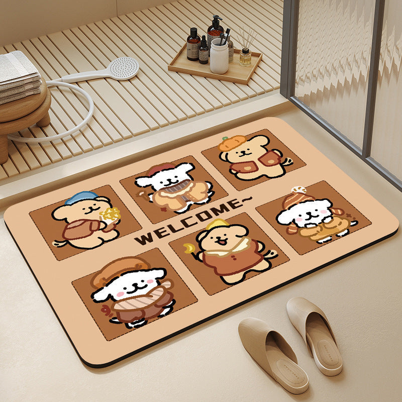 Cute Cartoon-Themed Welcome Mat | Kelmera