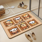 Cute Cartoon-Themed Welcome Mat | Kelmera