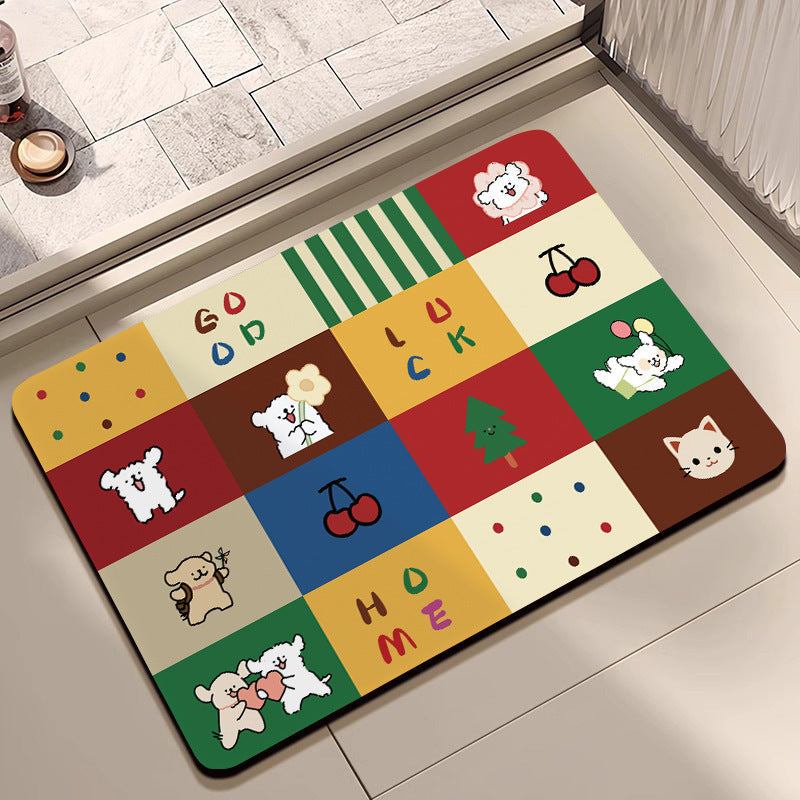 Cute Cartoon-Themed Welcome Mat | Kelmera