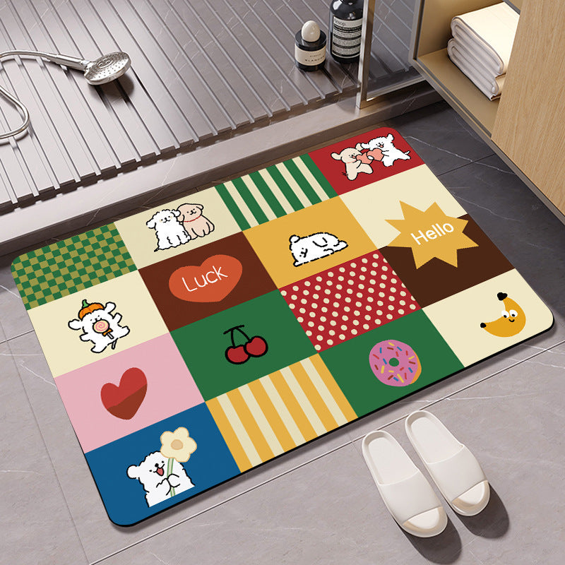 Cute Cartoon-Themed Welcome Mat | Kelmera