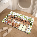 Cute Cartoon-Themed Welcome Mat | Kelmera