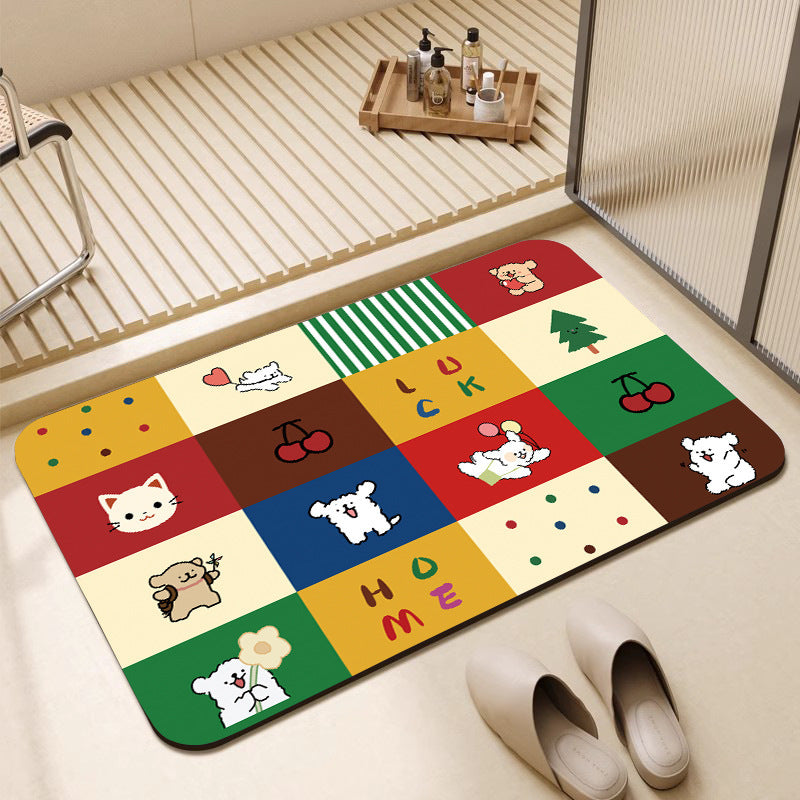 Cute Cartoon-Themed Welcome Mat | Kelmera