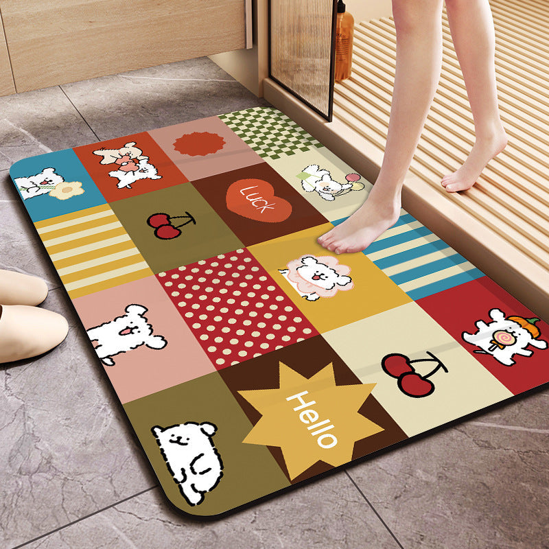 Cute Cartoon-Themed Welcome Mat | Kelmera