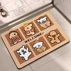 Cute Cartoon-Themed Welcome Mat | Kelmera