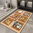 Cute Cartoon-Themed Welcome Mat | Kelmera