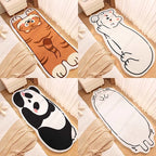 Cute Cat-Shaped Plush Bath Mat | Kelmera